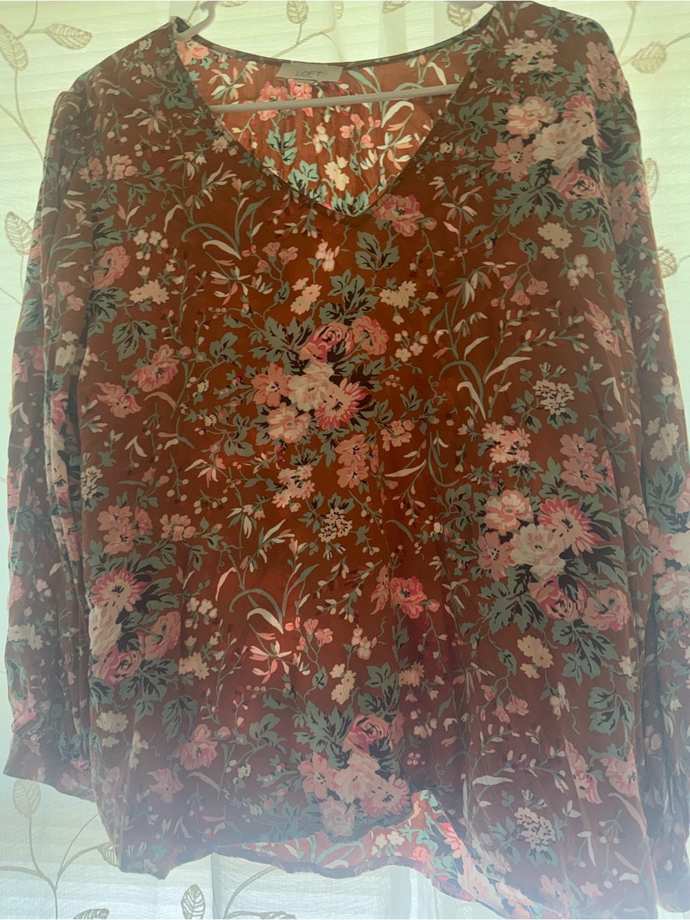 LOFT long sleeve blouse